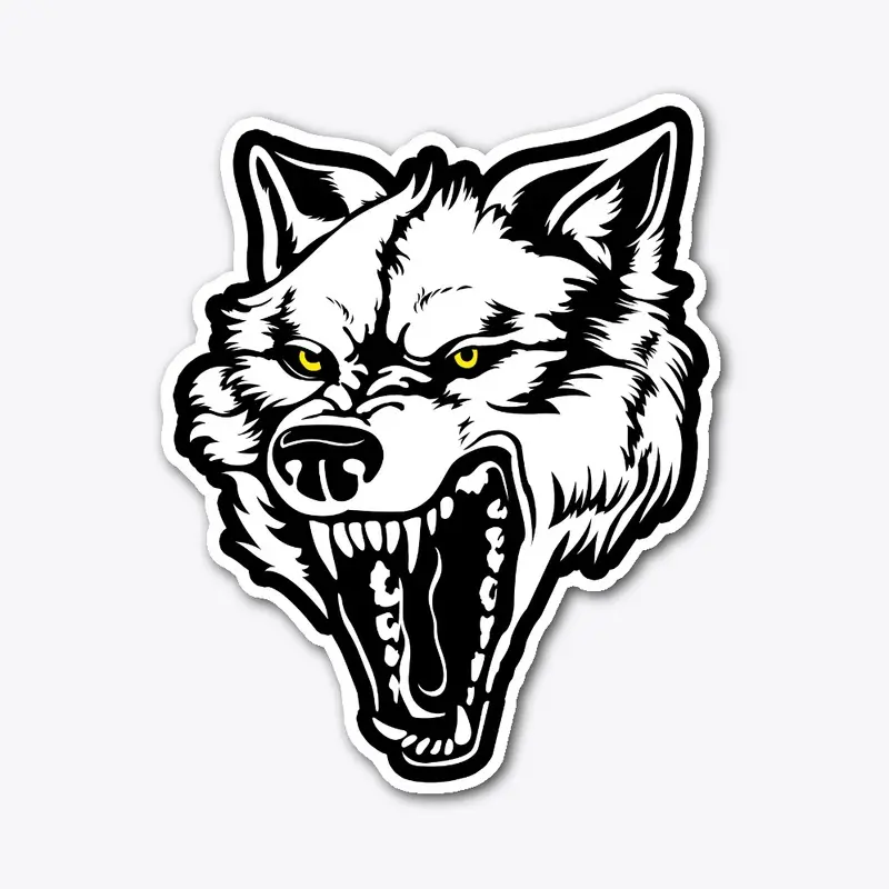 EWU Crew Die Cut Wolf Sticker